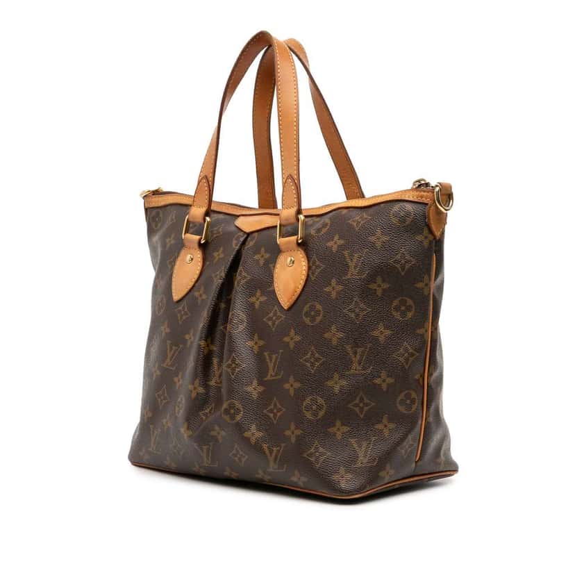 Louis Vuitton Monogram Palermo PM Brown Fair condition - Back View