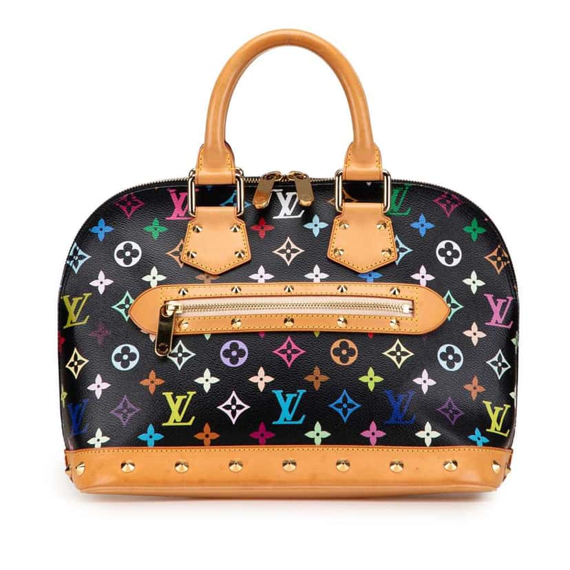 Louis Vuitton Monogram Multicolore Alma PM Black Good condition - Front View