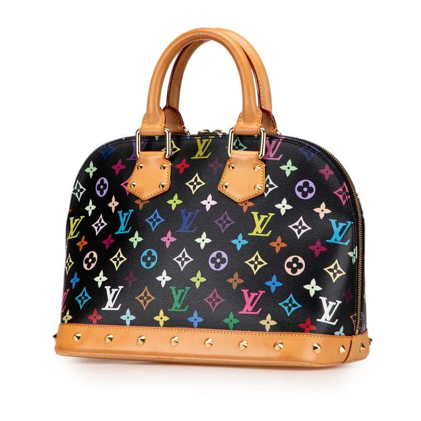 Louis Vuitton Monogram Multicolore Alma PM Black Good condition - Back View