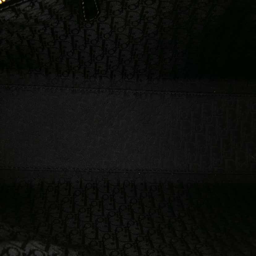 Dior Large Patent Cannage Lady Dior Black Leather Good condition - Model View