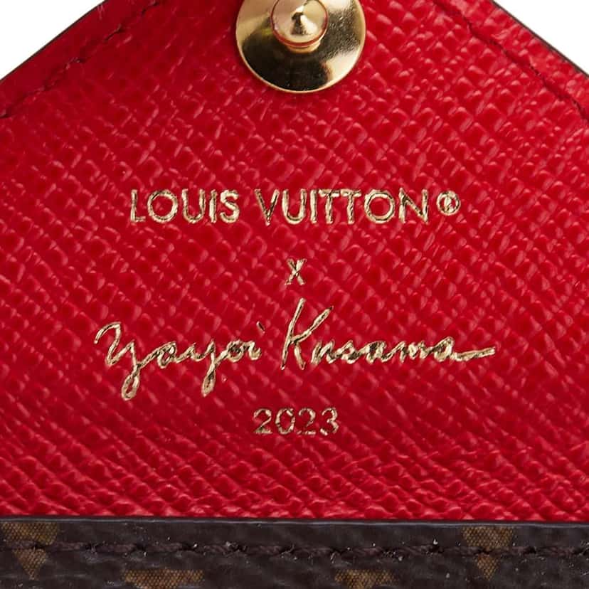Louis Vuitton Yayoi Kusama Monogram Dot Kirigami Coin Pouch Brown Good condition - Model View
