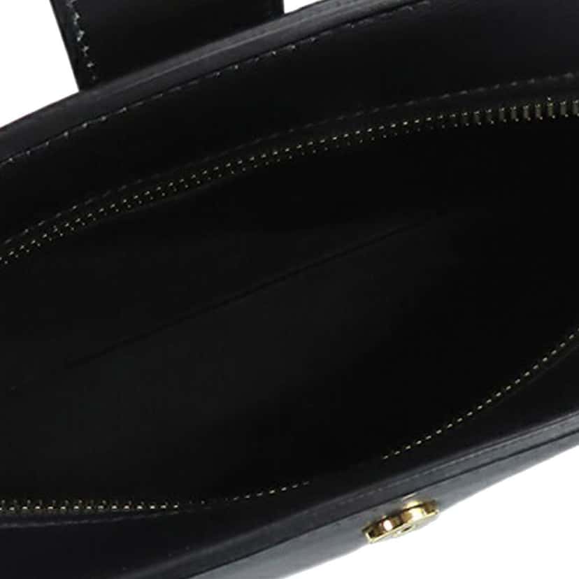 Saint Laurent Baby Leather Monogram Cabas Satchel Black Leather Good condition - Model View