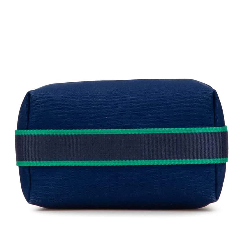 Hermès Small Canvas Bride A Brac Case Blue Canvas Good condition - Inside View