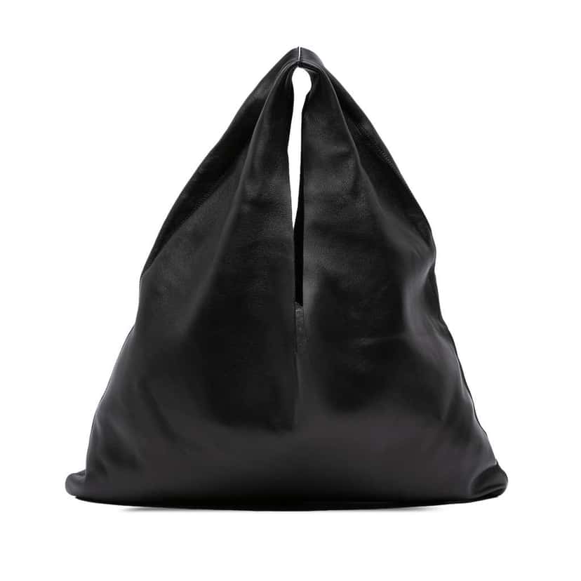 The Row Leather Bindle Hobo Black Leather Good condition - Front View