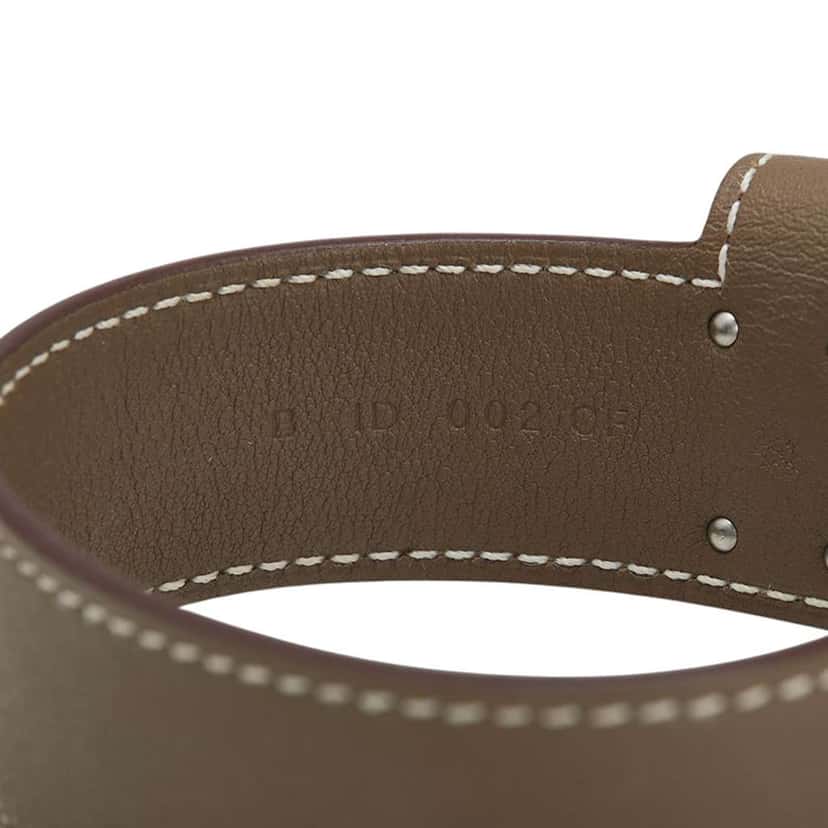 Hermès Small Chevre Chamkila Kelly Twist Bracelet Brown Leather Good condition - Box View