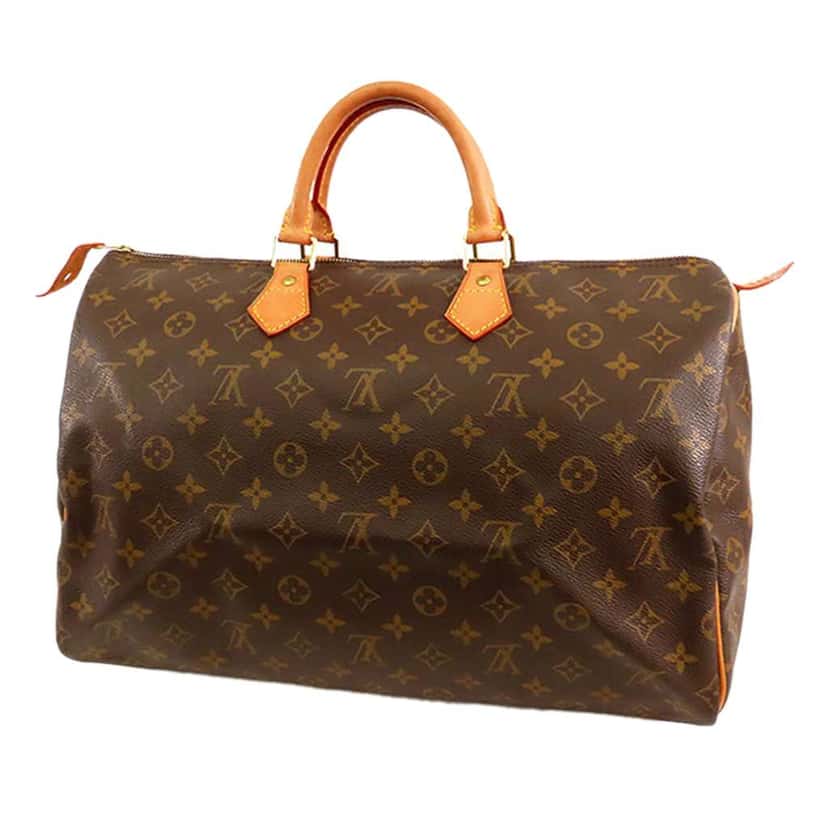 Louis Vuitton Monogram Speedy 40 Brown Good condition - Back View