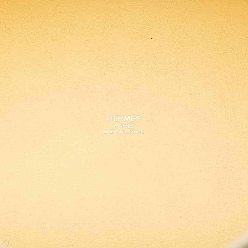 Hermès Toile Goeland and Swift Cargo Picotin Lock 18 Yellow Canvas Good condition - Box View