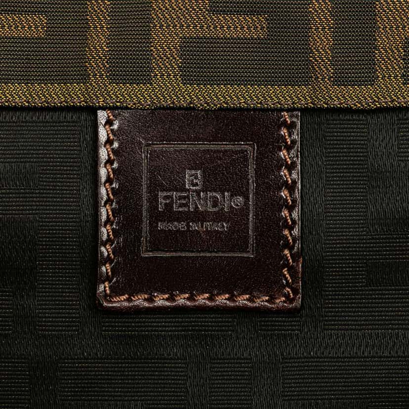 Fendi Zucca Canvas Tote Brown Canvas Good condition - Box View
