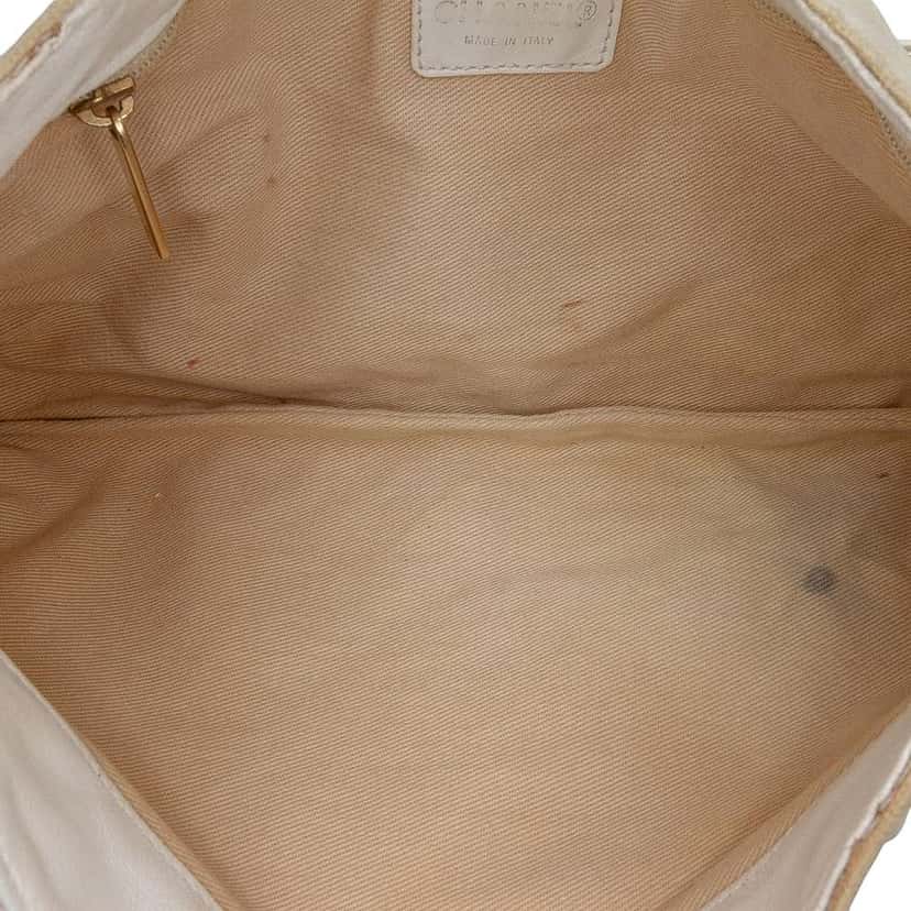 Chanel Canvas Olsen Shoulder Bag Brown Canvas Good condition - Model View