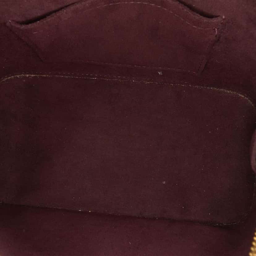 Louis Vuitton Monogram Vernis Flower Alma BB Purple Leather Good condition - Model View