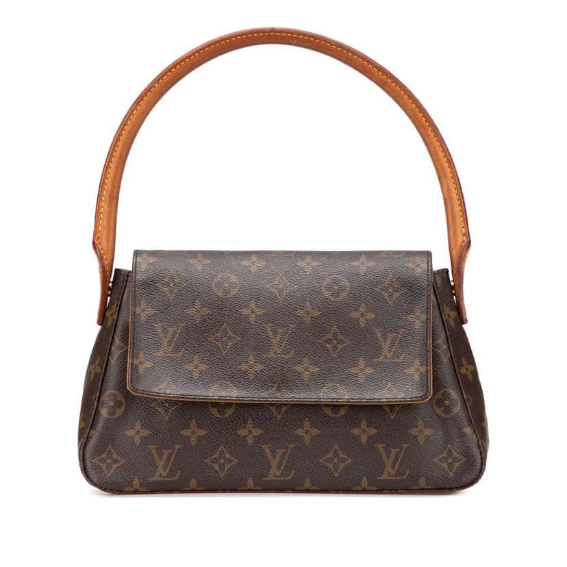 Louis Vuitton Monogram Mini Looping Brown Fair condition - Front View