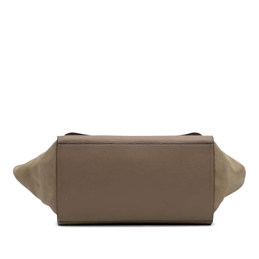 Celine Medium Leather Trapeze Satchel Brown Leather Good condition - Inside View