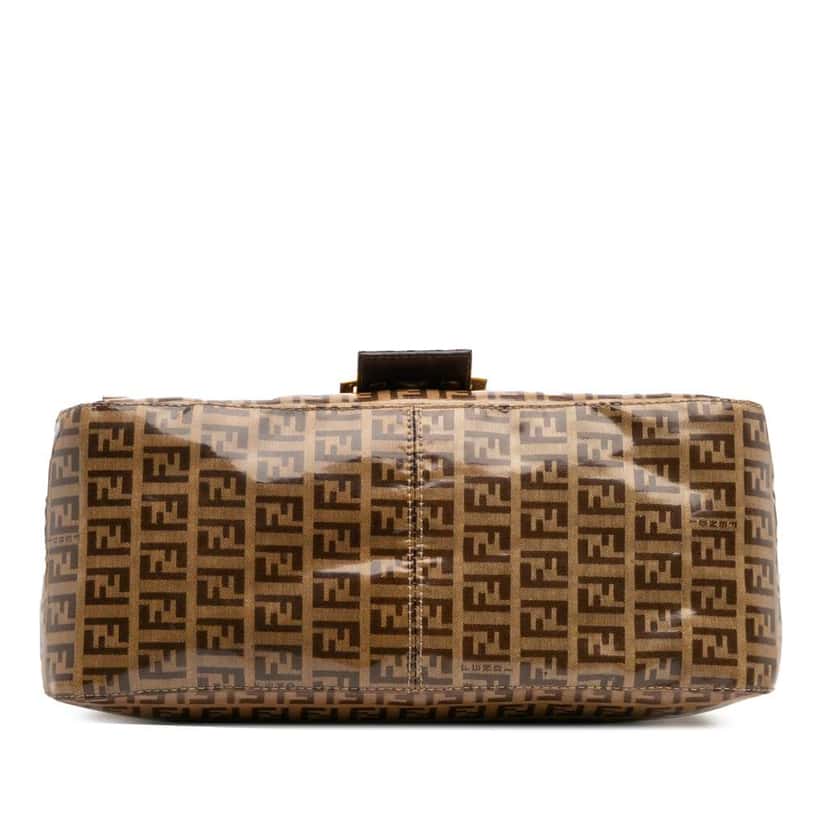 Fendi Zucchino Crystal Mamma Forever Brown Canvas Good condition - Inside View