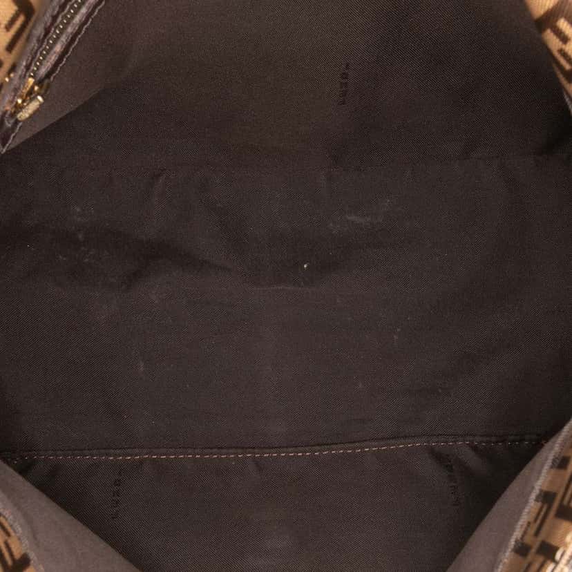 Fendi Zucchino Crystal Mamma Forever Brown Canvas Good condition - Model View