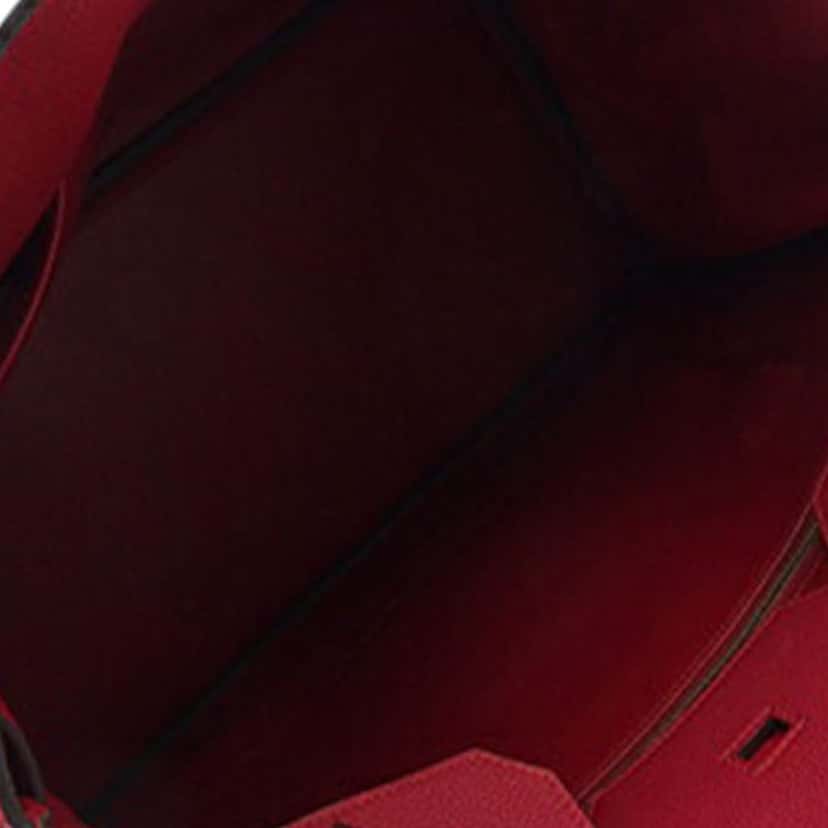 Hermès Togo Birkin Retourne 40 Red Leather Good condition - Model View