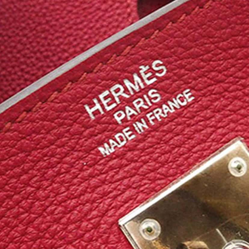 Hermès Togo Birkin Retourne 40 Red Leather Good condition - Box View