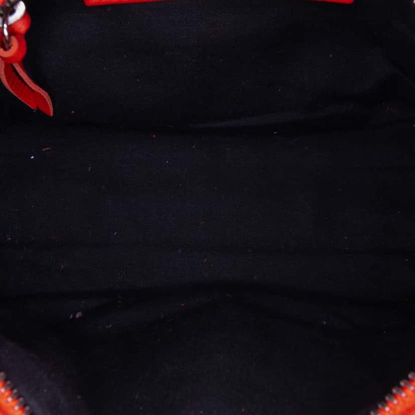 Balenciaga Mini Matte Goatskin Motocross Rubber Covered Classic City Satchel Red Leather Good condition - Model View