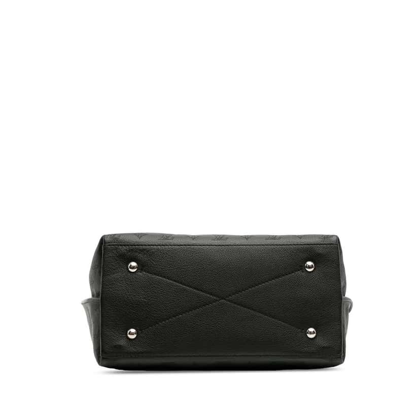 Louis Vuitton Monogram Mahina Carmel Black Leather Good condition - Inside View