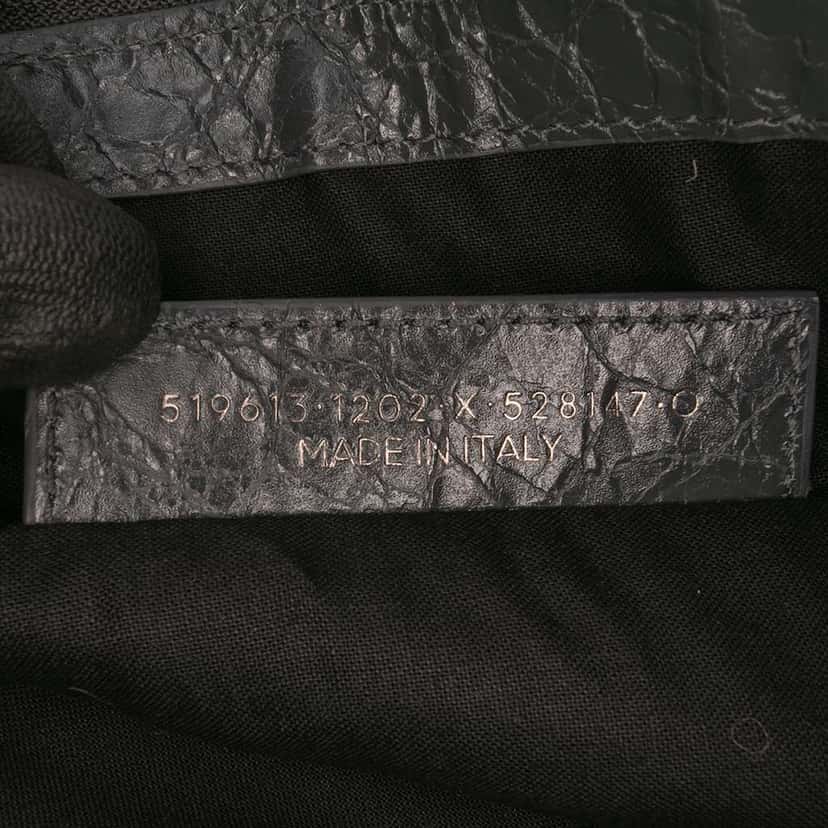 Balenciaga Lambskin Motocross Classic Clip Clutch Green Leather Good condition - Box View