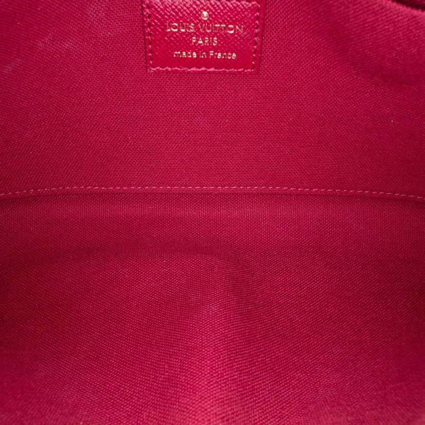 Louis Vuitton Monogram Pochette Felicie Brown Canvas Good condition - Box View
