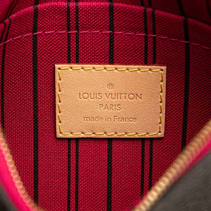 Louis Vuitton Monogram Neverfull Pouch Brown Canvas Good condition - Box View