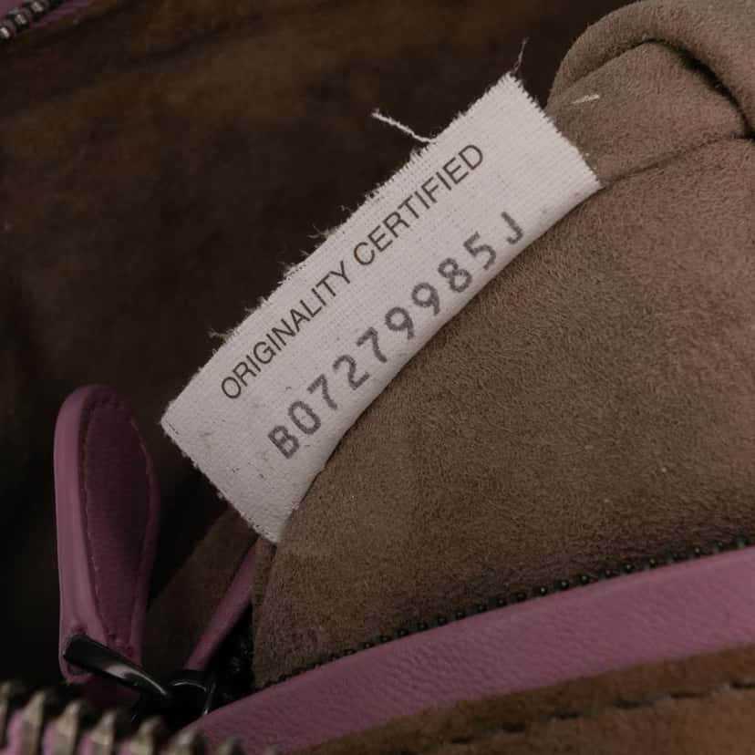 Bottega Veneta Nappa Intrecciato Nodini Crossbody Pink Leather Good condition - Box View