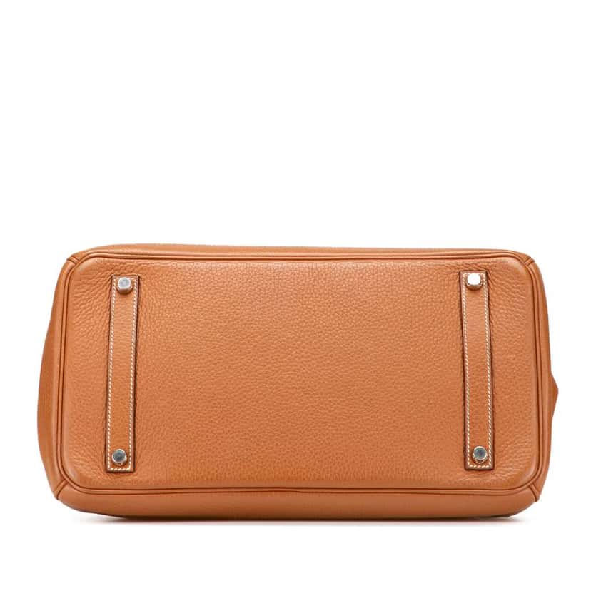 Hermès Clemence Birkin Retourne 35 Brown Leather Good condition - Inside View