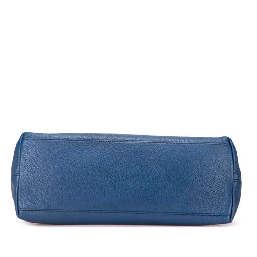 Gucci Medium Leather Soho Chain Tote Blue Leather Good condition - Inside View