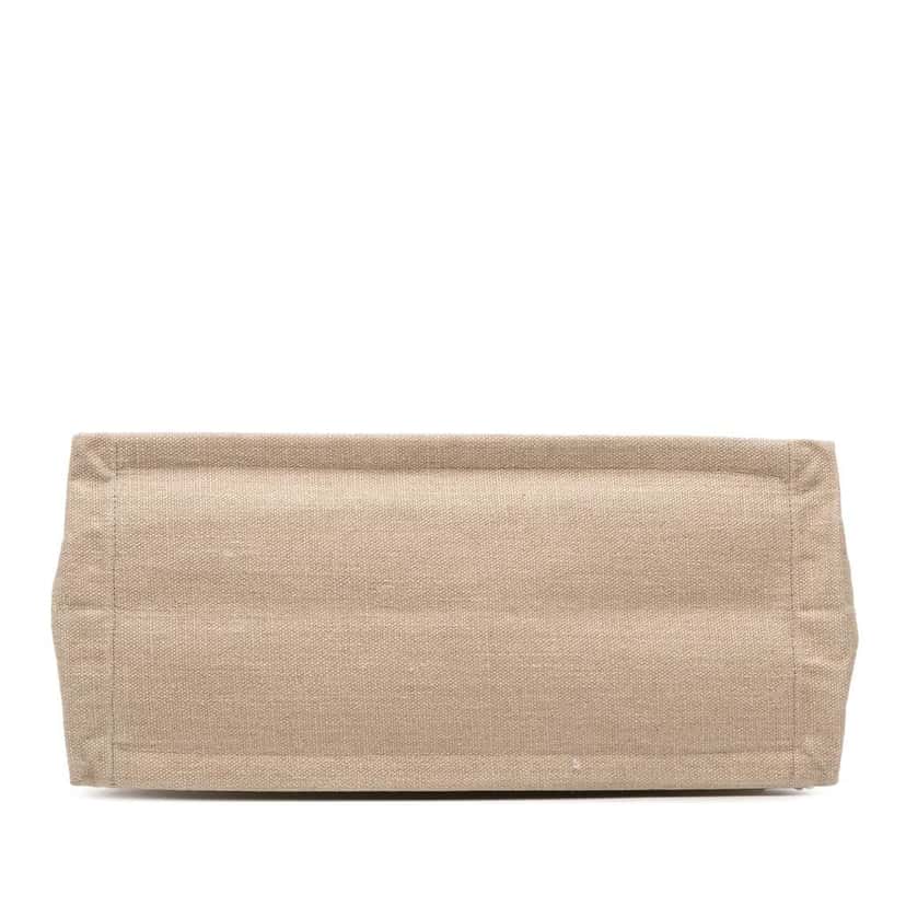 Saint Laurent Small Canvas Rive Gauche Tote Brown Canvas Good condition - Inside View