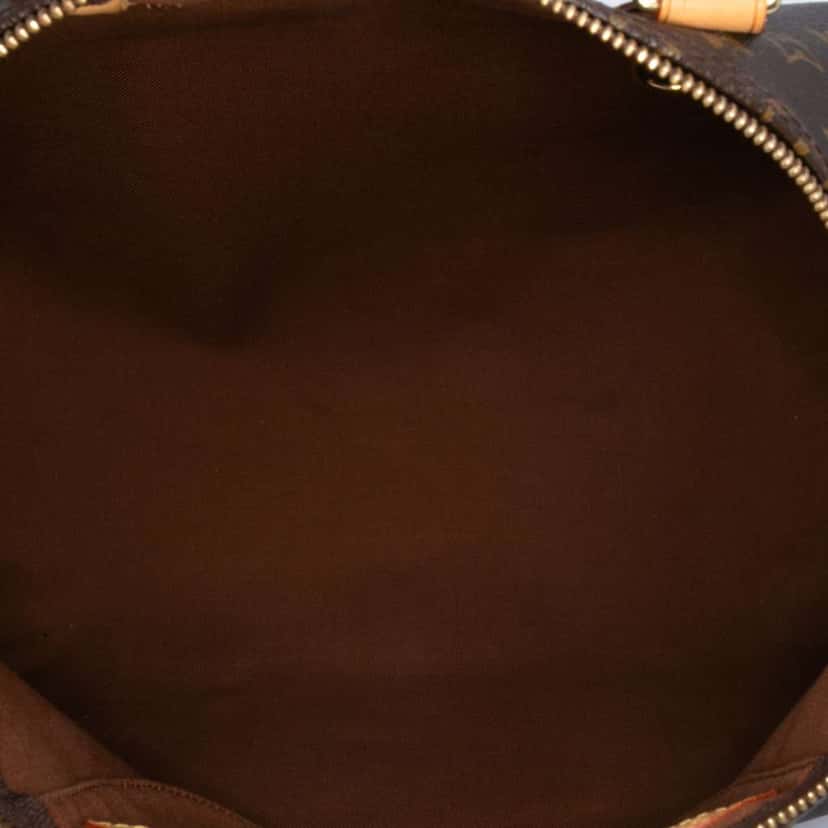 Louis Vuitton Monogram Speedy 35 Brown Canvas Good condition - Model View