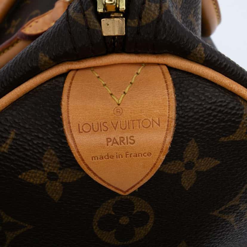 Louis Vuitton Monogram Speedy 35 Brown Canvas Good condition - Box View