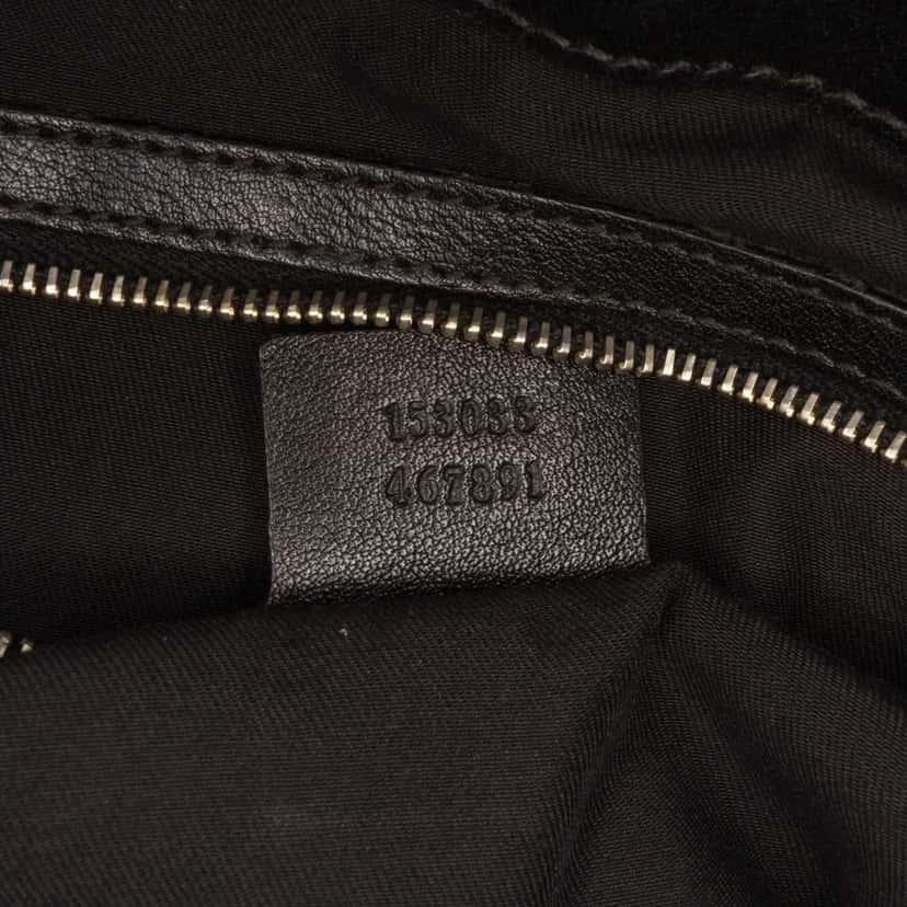 Gucci Large GG Canvas Positano Tote Black Canvas Fair condition - Box View