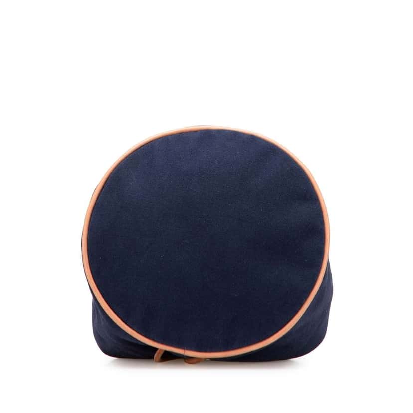 Hermès Toile Polochon Mimile Blue Canvas Good condition - Inside View