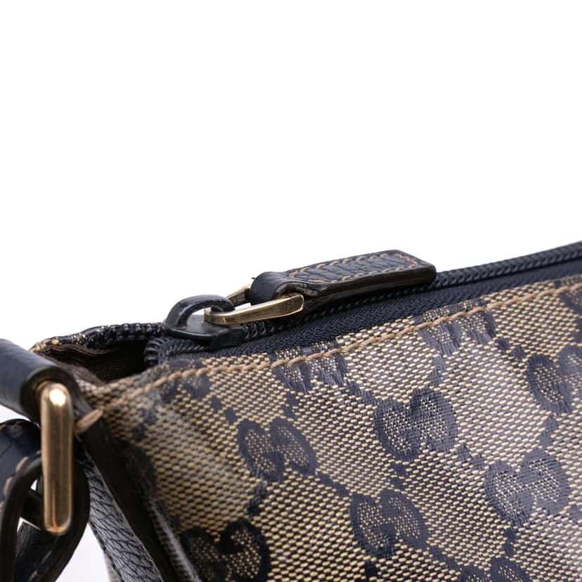 Gucci GG Crystal Crossbody Brown Canvas Good condition - Box View