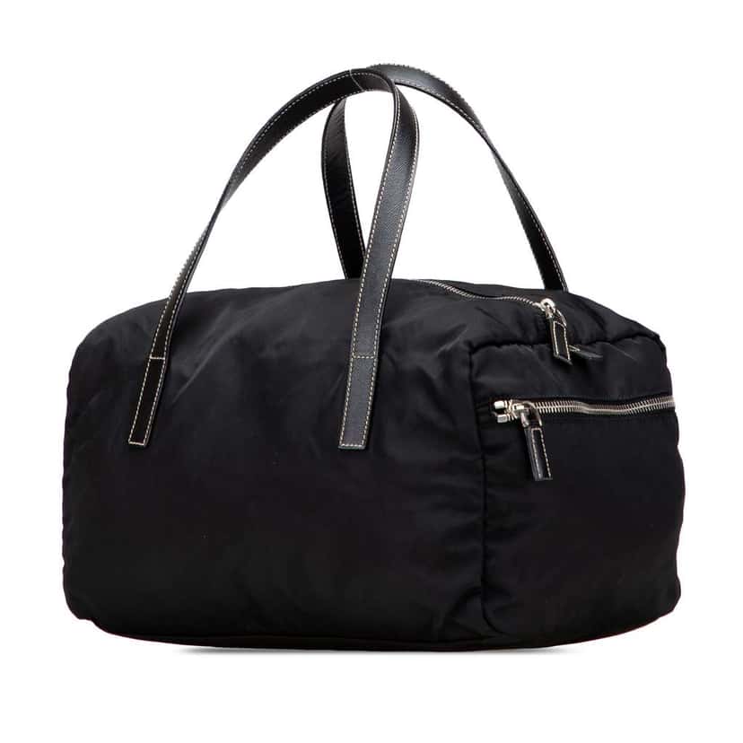 Prada Tessuto Handbag Black Good condition - Back View