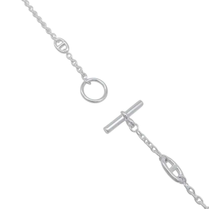 Hermès Sterling Silver Farandole Long Necklace 120 Silver Silver Good condition - Inside View