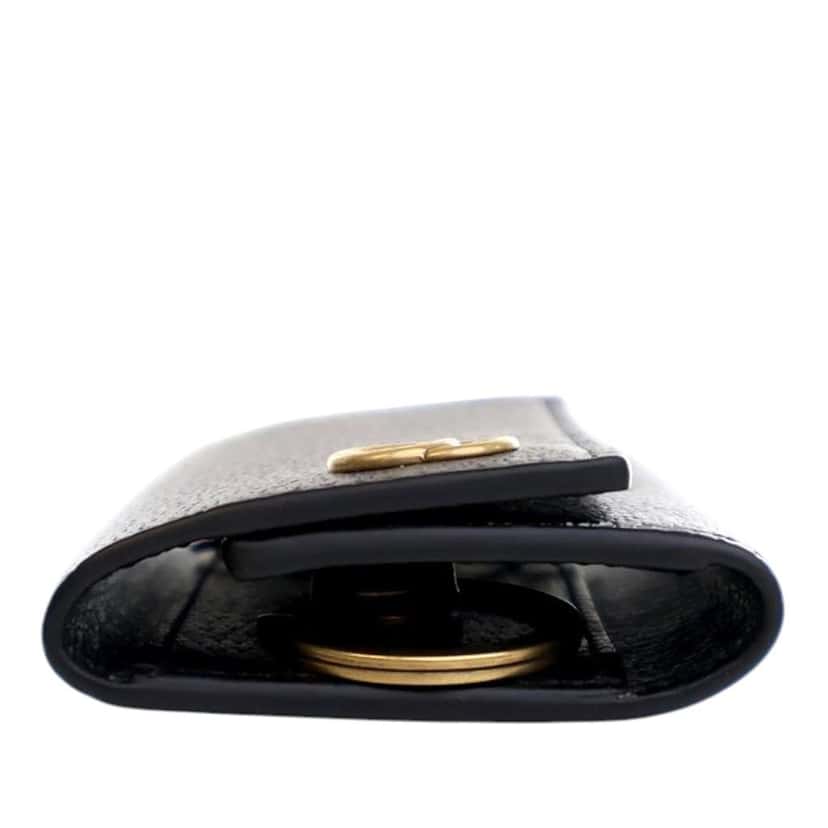 Gucci GG Marmont Leather Key Case Black Leather Good condition - Model View