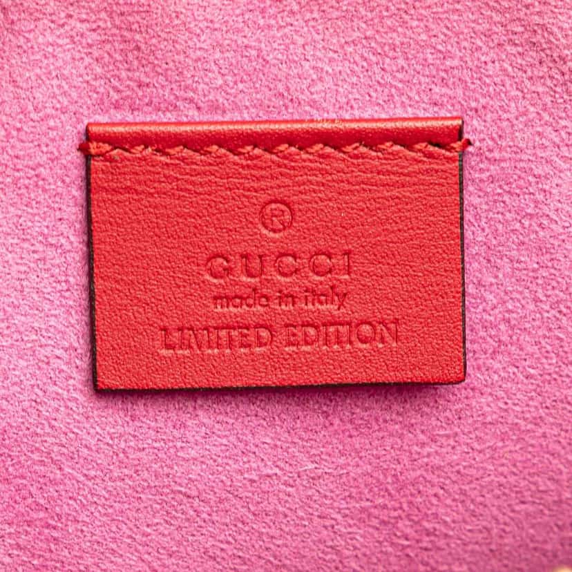 Gucci GG Supreme Bosco Clutch Brown Canvas Good condition - Box View