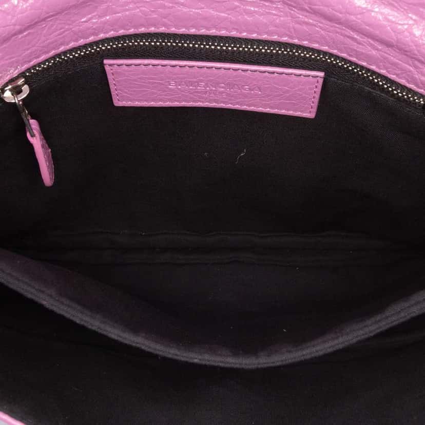 Balenciaga Lambskin Motocross Giant 12 Envelope Clutch Pink Leather Good condition - Model View