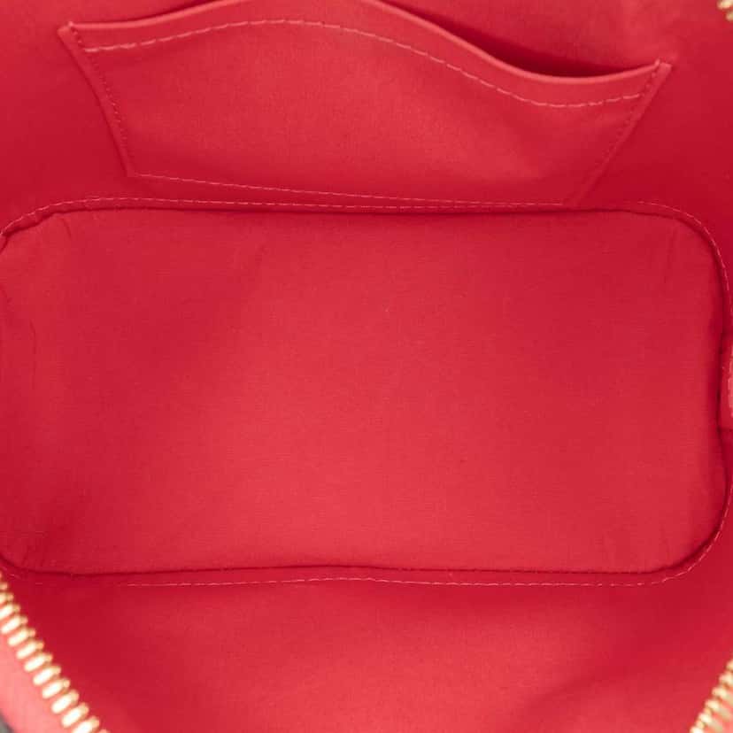 Louis Vuitton Monogram Vernis Alma BB Red Leather Good condition - Model View