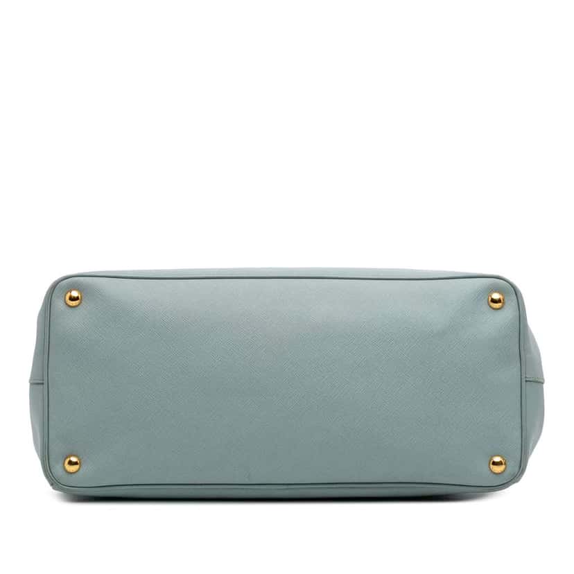 Prada Large Saffiano Lux Galleria Tote Blue Leather Good condition - Inside View