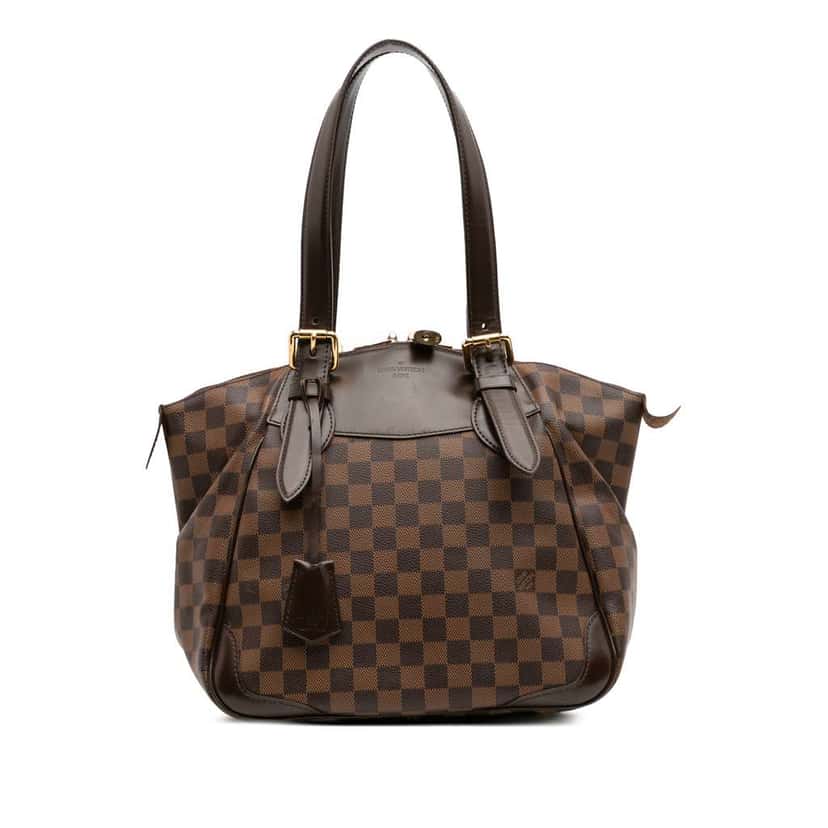 Louis Vuitton Damier Ebene Verona MM Brown Good condition - Front View