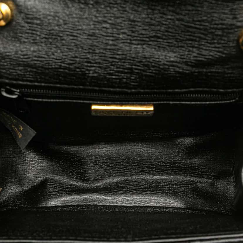 Givenchy Mini Quilted Leather Top Handle Bag Black Leather Good condition - Model View