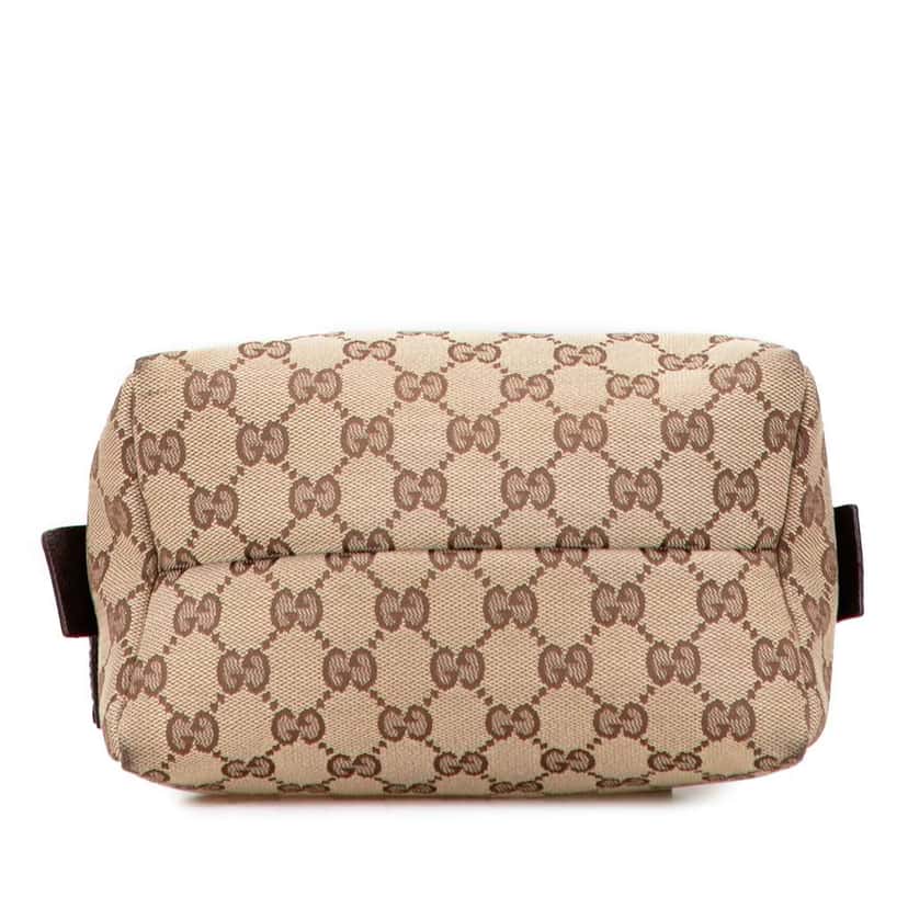 Gucci Mini GG Canvas Balthus Tofu Bag Brown Canvas Fair condition - Inside View
