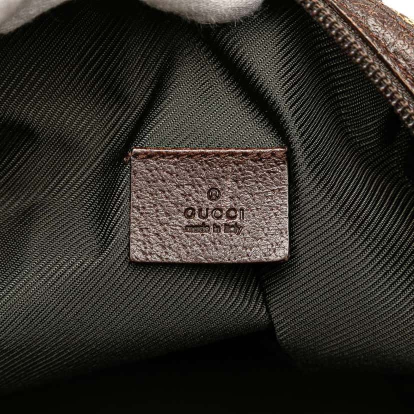 Gucci Mini GG Canvas Balthus Tofu Bag Brown Canvas Fair condition - Box View
