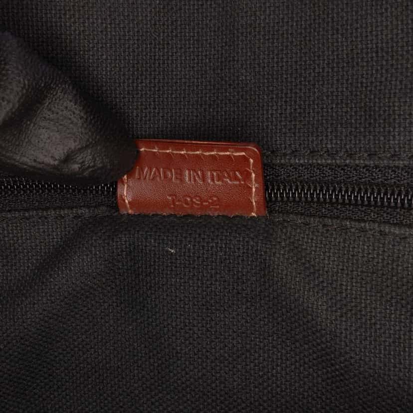 Burberry Haymarket Check Coated Canvas Handbag Brown Canvas Good condition - Box View