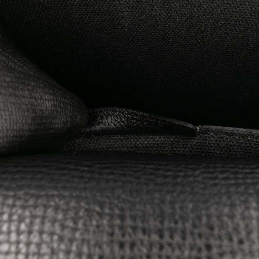 Burberry Small Leather and House Check Canvas Derby Macken Crossbody Black Canvas Good condition - Box View