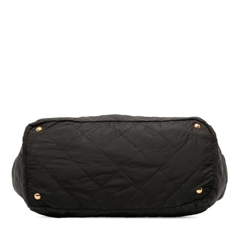 Prada Impuntu Tessuto Satchel Black Good condition - Inside View