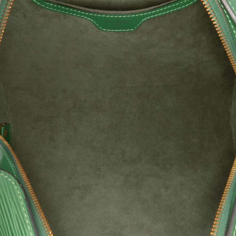 Louis Vuitton Epi Soufflot Green Leather Good condition - Model View