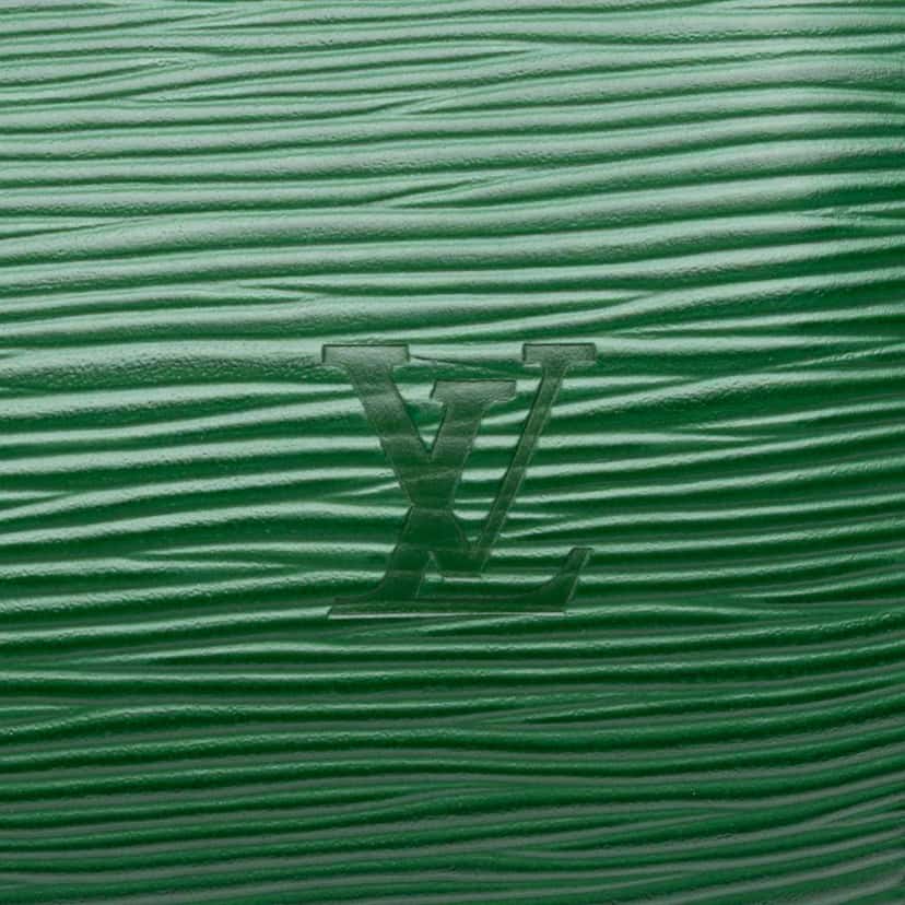 Louis Vuitton Epi Soufflot Green Leather Good condition - Box View